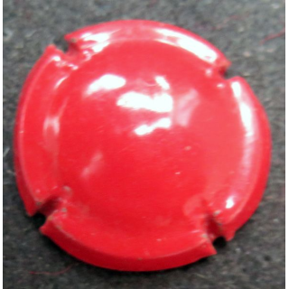 Capsule Muselet de bouteille de vin mousseux rouge