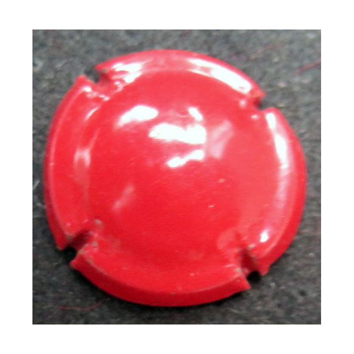 Capsule Muselet de bouteille de vin mousseux rouge