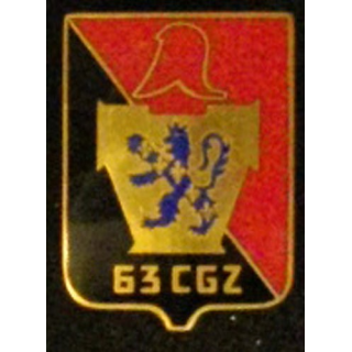 63°CGZ : 53°COMPAGNIE DE GÉNIE DE ZONE (D 1701) ÉMAIL