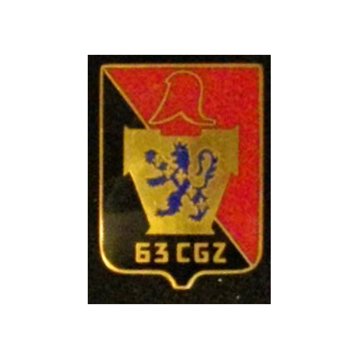 63°CGZ : 53°COMPAGNIE DE GÉNIE DE ZONE (D 1701) ÉMAIL