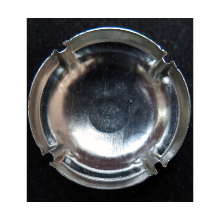 Capsule Muselet de bouteille de VOUVRAY tête de cuvée vert foncé et or