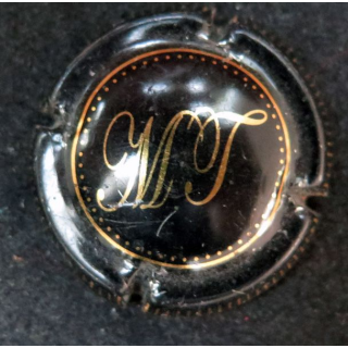 Capsule Muselet de bouteille de vin mousseux MÉTHODE TRADITIONNELLE n° 3 Noir et or