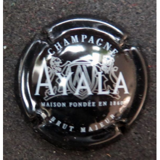Capsule Muselet de bouteille de champagne AYALA n° 37 noir brut majeur