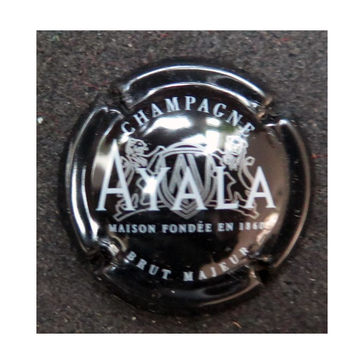 Capsule Muselet de bouteille de champagne AYALA n° 37 noir brut majeur
