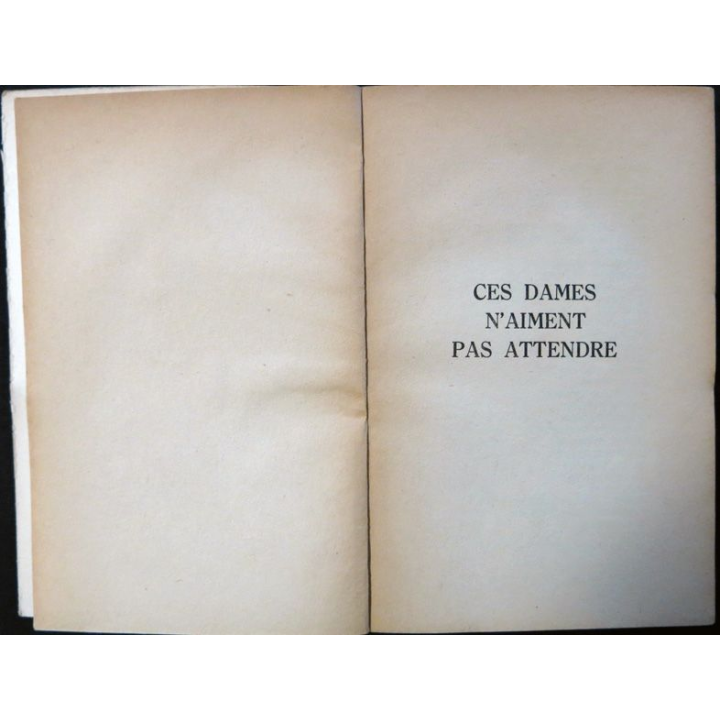 Ces dames n'aiment pas attendre de Peter Cheyney aux éditions Presses de la Cité