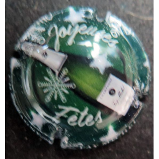 Capsule Muselet de bouteille de champagne FAY Michel n° A11a Joyeuses fêtes