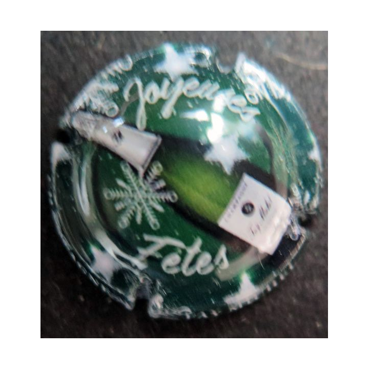Capsule Muselet de bouteille de champagne FAY Michel n° A11a Joyeuses fêtes
