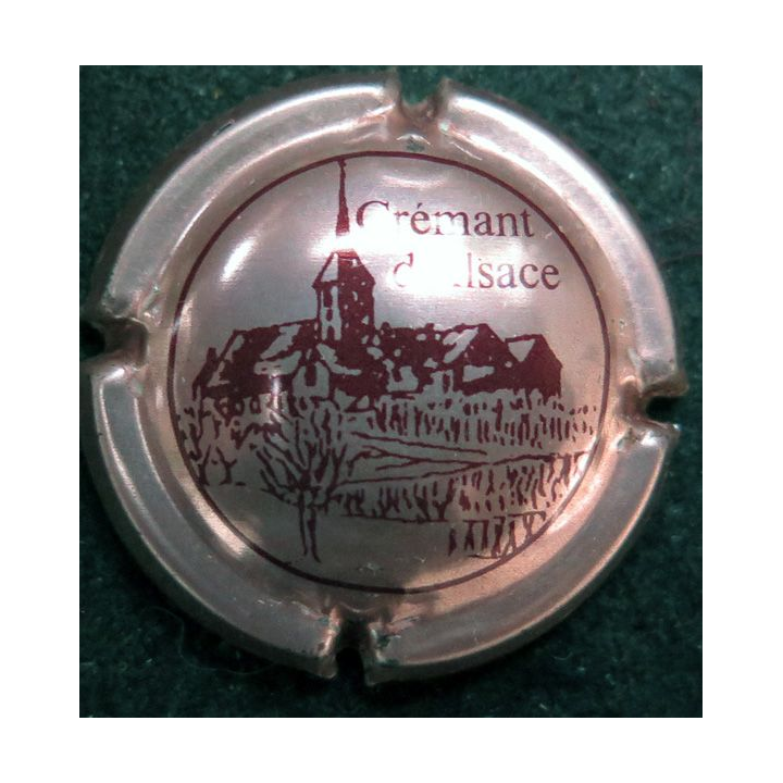 Capsule Muselet de CRÉMANT D'ALSACE n° 49a