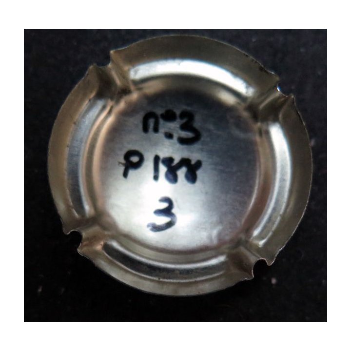 Capsule Muselet de bouteille de Champagne GUILLEMART-FLORILLIERE n° 3 