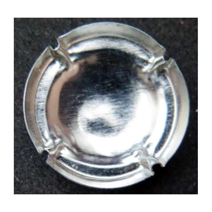 Capsule Muselet de bouteille de Champagne ROYER n° 7 crème inscription sur contour