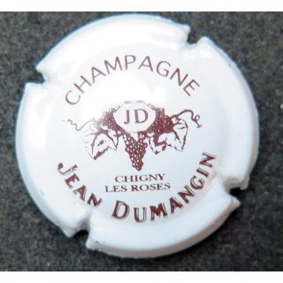 Capsule Muselet de bouteille de Champagne DUMANGIN Jean n° 1 crème et marron
