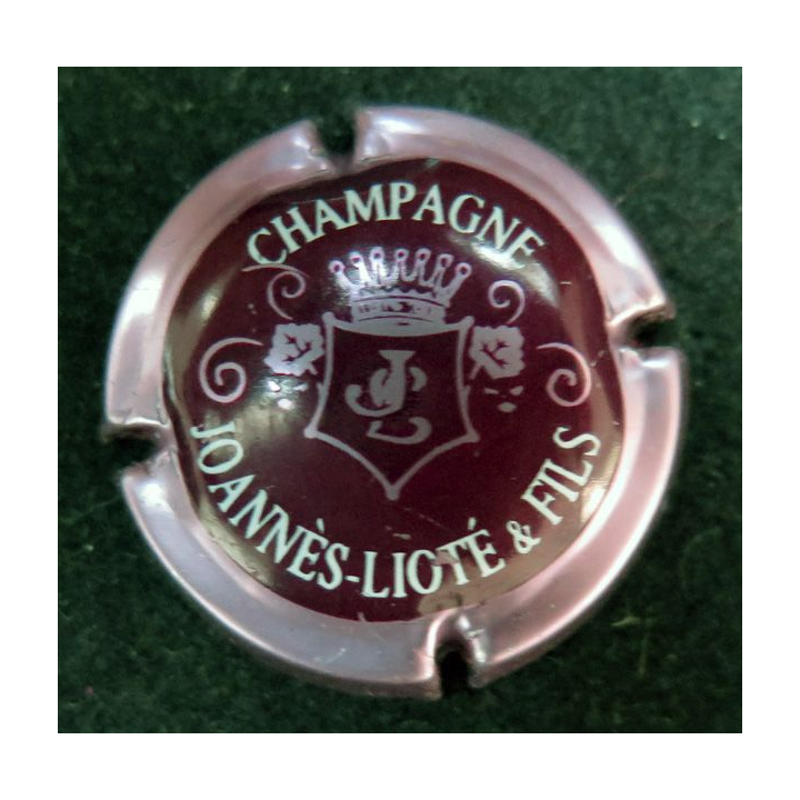 Capsule Muselet de bouteille de Champagne JOANNES-LIOTE & F n° 7