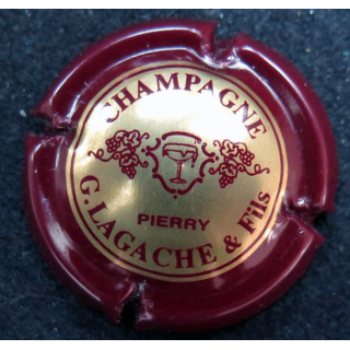 Capsule Muselet de bouteille de Champagne LAGACHE G. & Fils n° 1