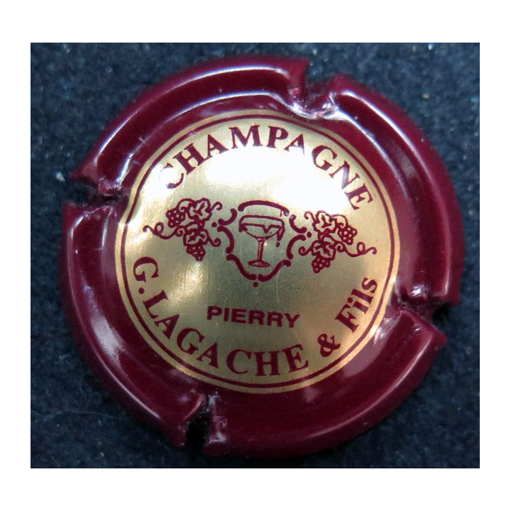 Capsule Muselet de bouteille de Champagne LAGACHE G. & Fils n° 1