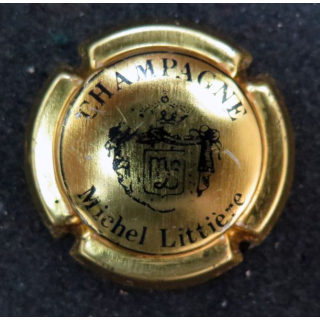 Capsule Muselet de bouteille de Champagne LITTIERE Michel n° 1