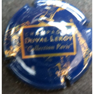 Capsule Muselet de bouteille de Champagne DUVAL-LEROY n° 27 Bleu et Or