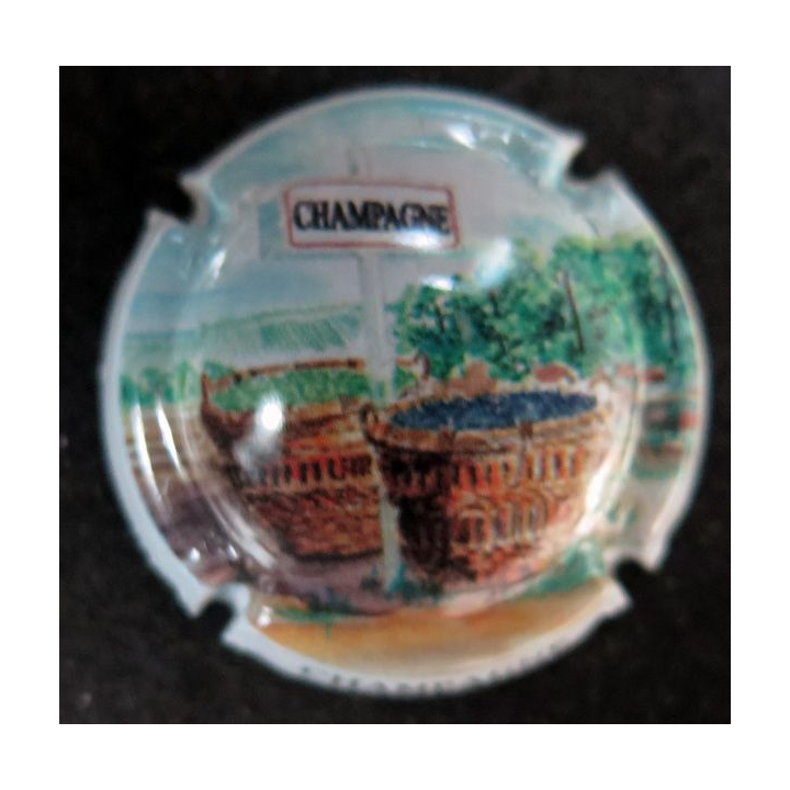 Capsule Muselet de bouteille de champagne la récolte 