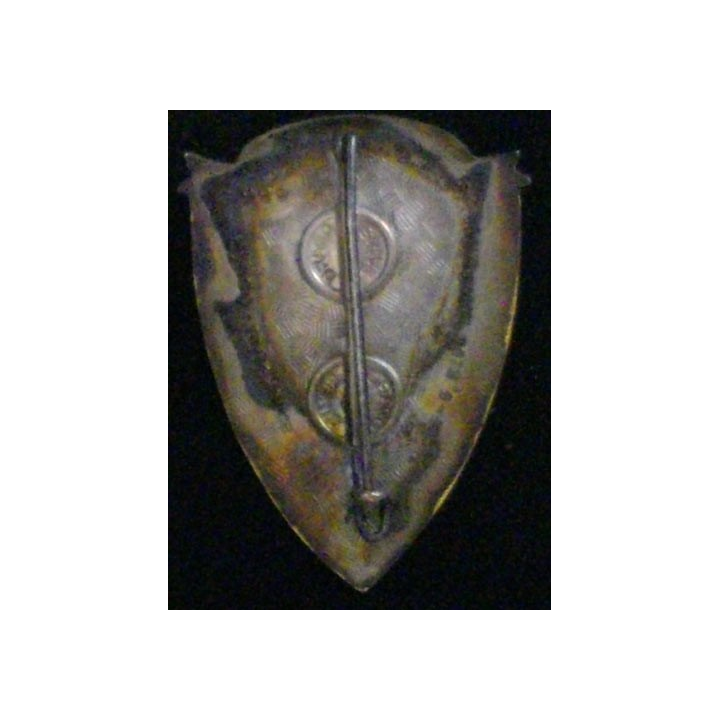 9° RG : 9° RÉGIMENT DU GÉNIE (BANDEAU ARGENTÉ D ROM 999) ÉMAIL