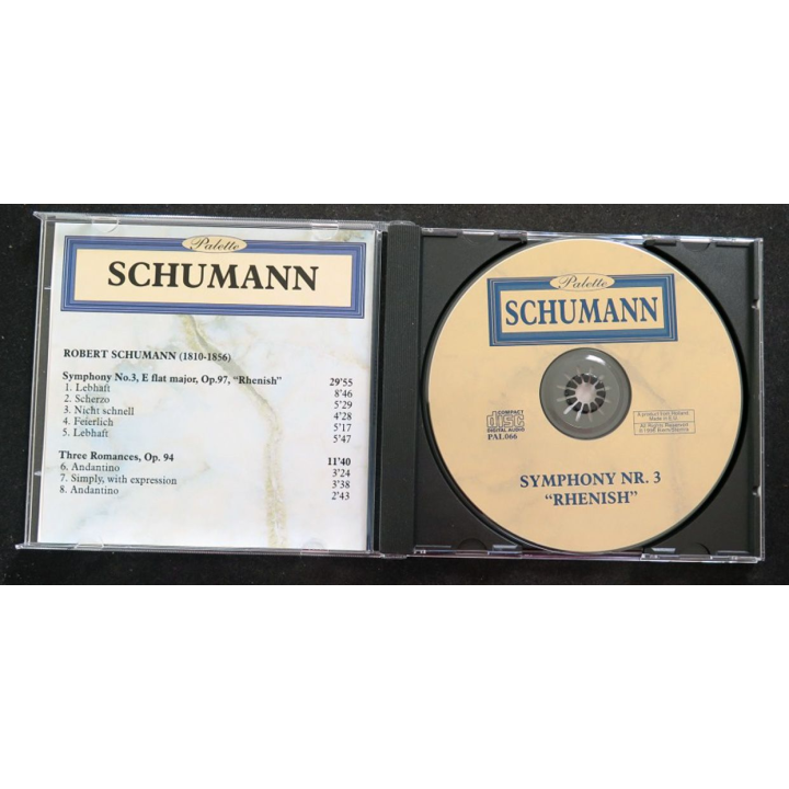 DISQUE CD SCHUMANN symphonie n° 3 Rhenish et Three Romances