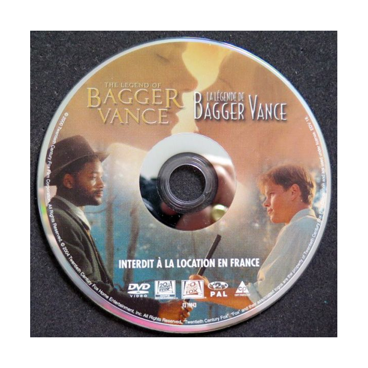 DVD : La légende de BAGGER VANCE avec Matt Damon, Will Smith et Charlize Théron