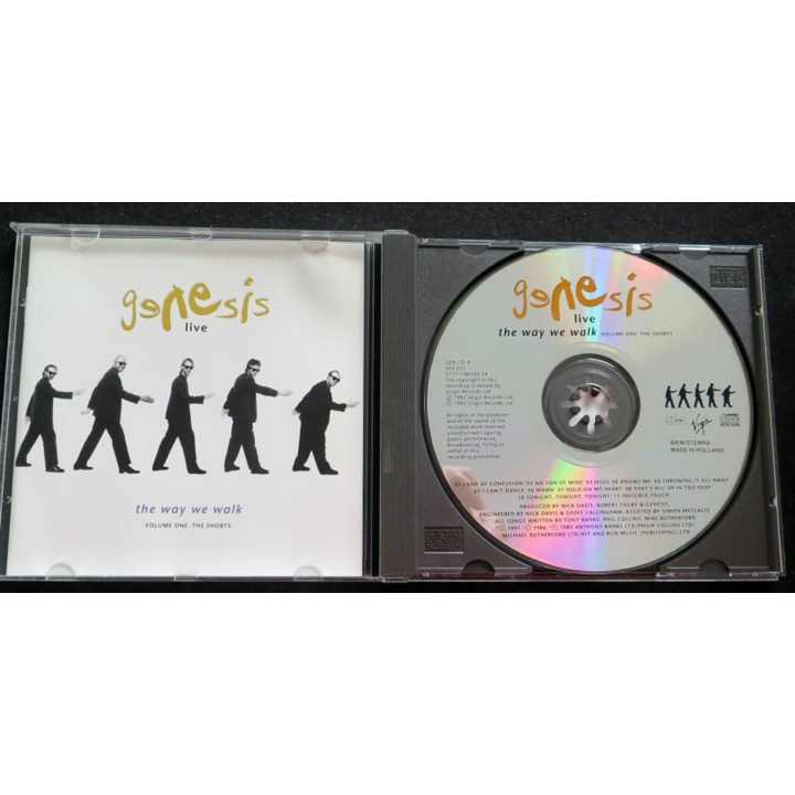 DISQUE CD GENESIS CD 4 live / The way we walk