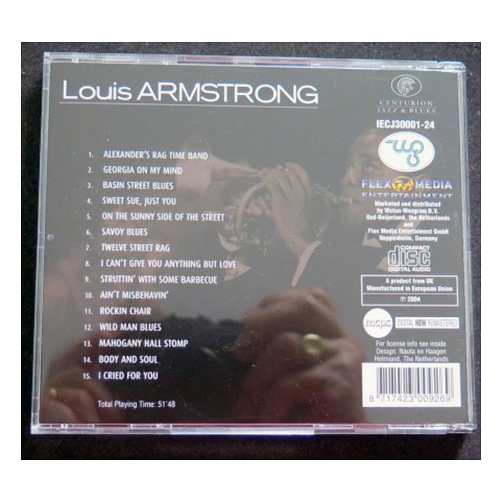 DISQUE CD Louis Armstrong Ultimate Jazz & Blues