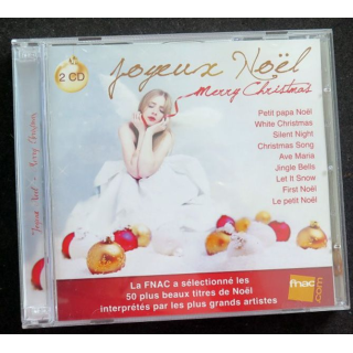 DISQUE 2 CD Joyeux Noël 50 plus beaux titres sélecvtionnés par la FNAC