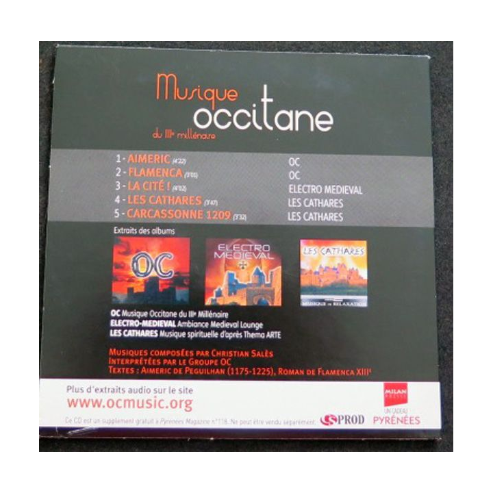 DISQUE CD Musique occitane du III° millénaire