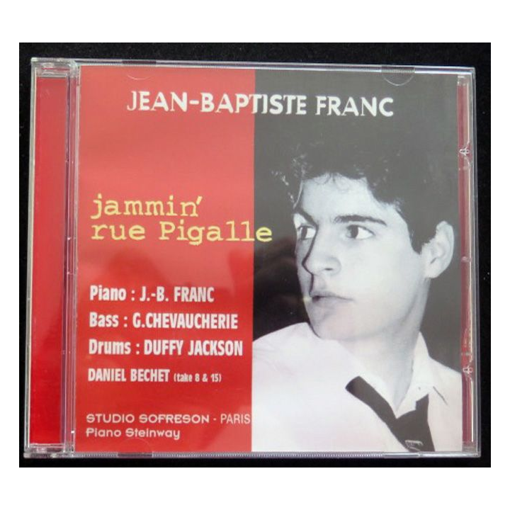 DISQUE CD Jean-Baptiste Franc Jammin' rue Pigalle