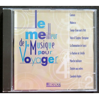 DISQUE CD Le meilleur de la musique pour voyager