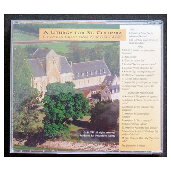 DISQUE CD Chant Grégorien a Liturgy for St. Columba