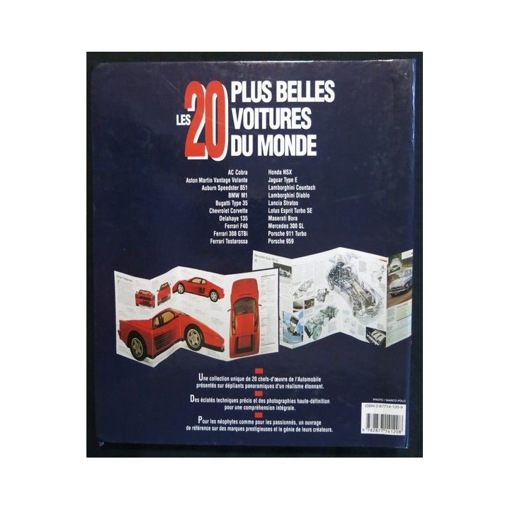 Les 20 plus belles voitures du monde Création Stan Morse aux éditions Booking International