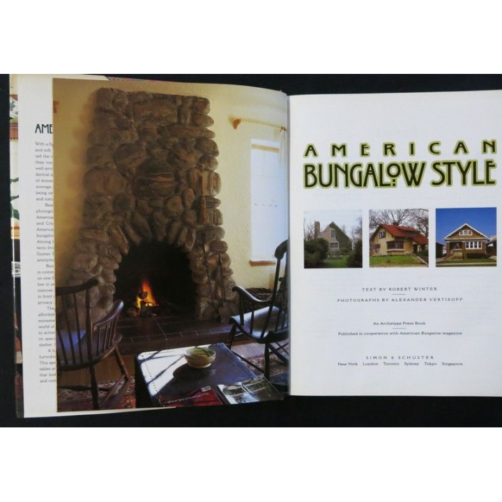 American bungalow style de Robert Winter & Alexander Vertikoff  aux éditions Simon & Schuster