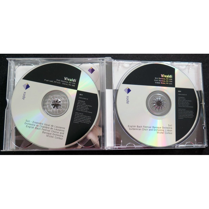 4 DISQUES CD VIVALDI Sacred music ensemble vocal de Lausanne
