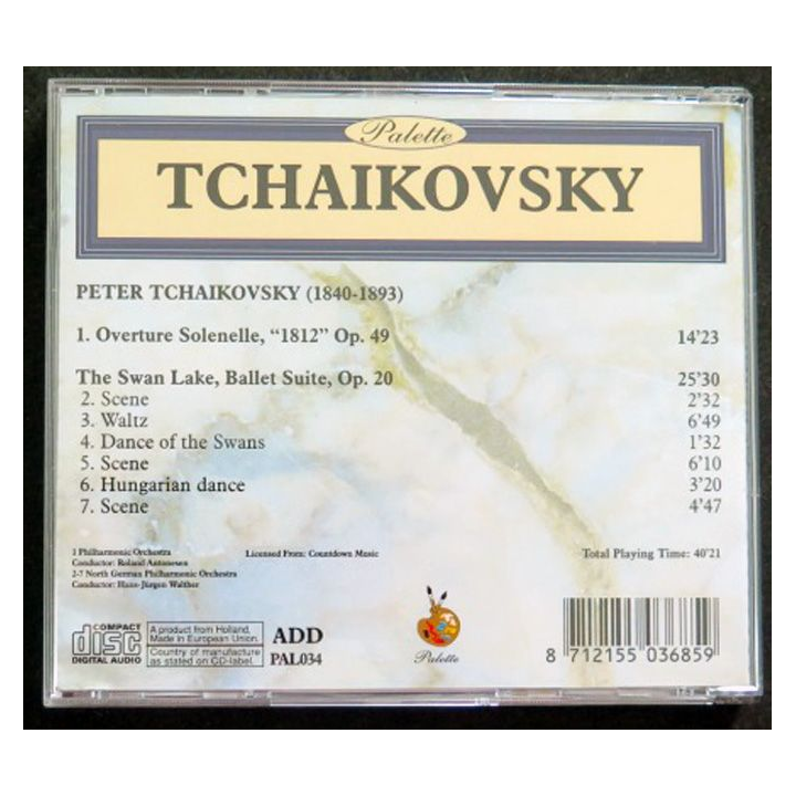 DISQUE CD TCHAIKOVSKY lac des cygnes Swan Lake
