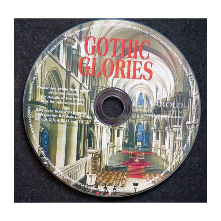 DISQUE CD GOTHIC GLORIES the pitkin guide