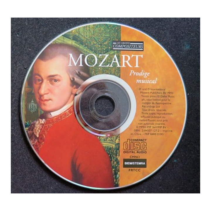 DISQUE CD Les Grands Compositeurs MOZART Prodige musical avec livret