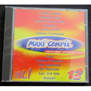 DISQUE CD MAXI COMPIL Montagné, Kassav, Cliff, Kamoze, Claude François