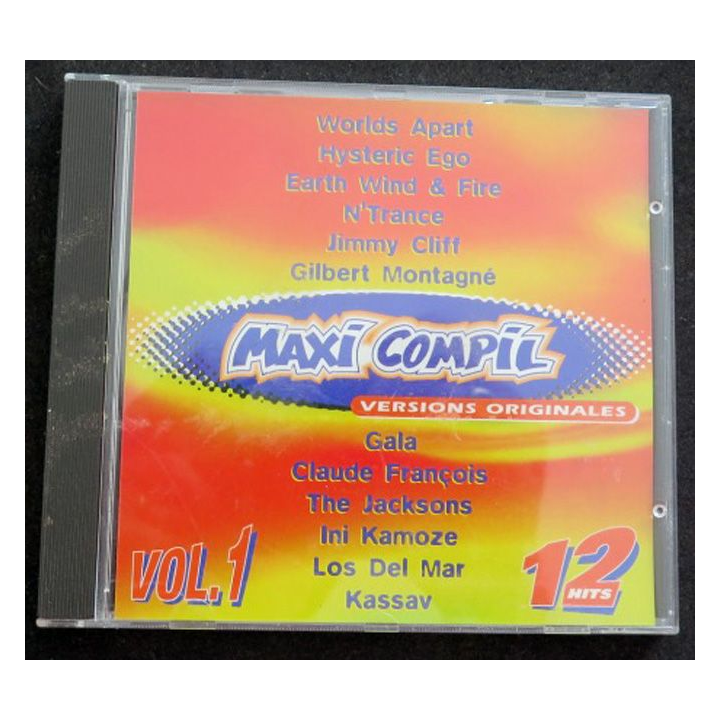 DISQUE CD MAXI COMPIL Montagné, Kassav, Cliff, Kamoze, Claude François