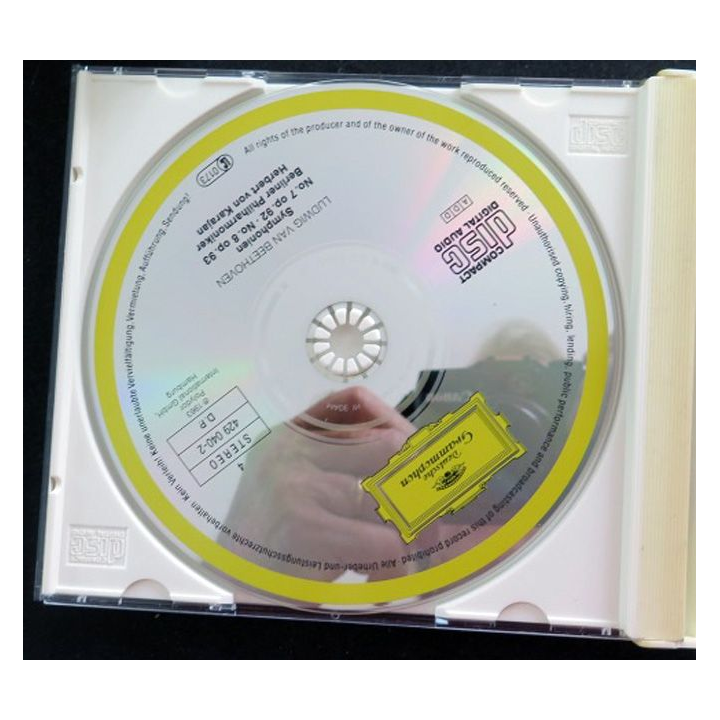5 DISQUES CD BEETHOVEN 9 symphonies KARAJAN Orchestre Berlin