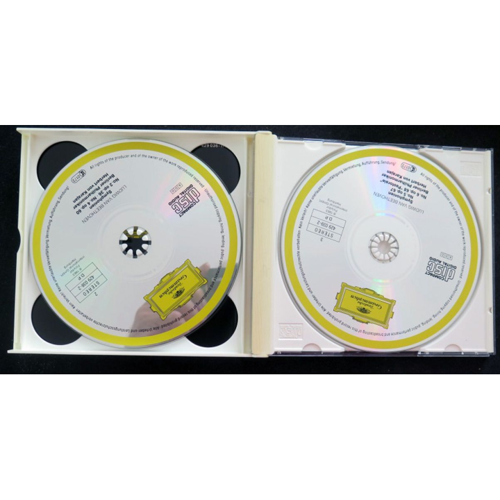 5 DISQUES CD BEETHOVEN 9 symphonies KARAJAN Orchestre Berlin