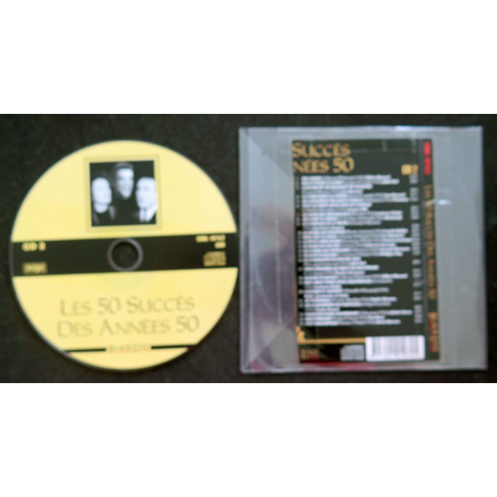 DISQUE CD 50 SUCCES DES ANNEES 50 CD 2 25 titres sous pochette plastique