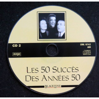DISQUE CD 50 SUCCES DES ANNEES 50 CD 2 25 titres sous pochette plastique