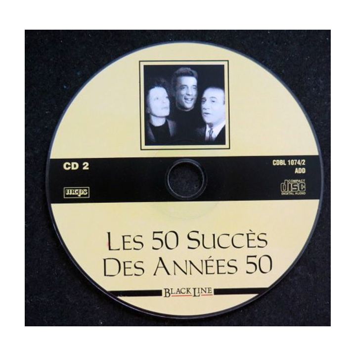 DISQUE CD 50 SUCCES DES ANNEES 50 CD 2 25 titres sous pochette plastique