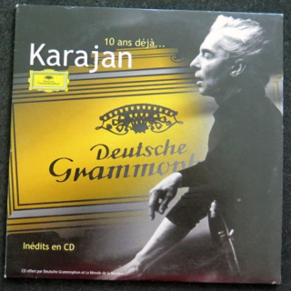 DISQUE CD KARAJAN 10 ans déjà Strauss, Mozart, Mozart, Bach