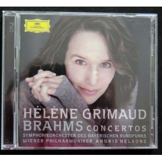 DISQUE CD Duo Hélène Grimaud Brahms concertos