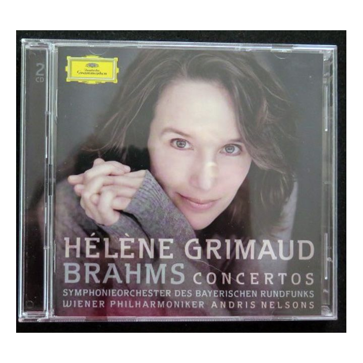 DISQUE CD Duo Hélène Grimaud Brahms concertos