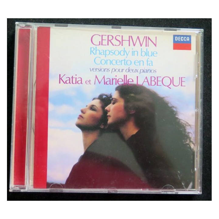 DISQUE CD Katia et Marielle Labeque Gershwin version pour deux pianos