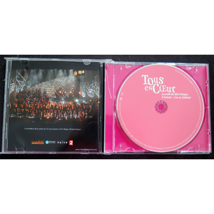 DISQUE CD TOUS EN COEUR au profit de SOS Villages d'Enfants  