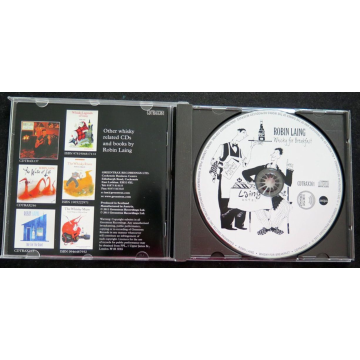 DISQUE CD Robin Laing Whisky for breakfast